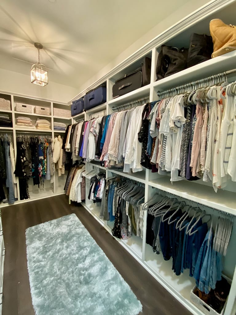 After organizing closet with Ready Set Organize
